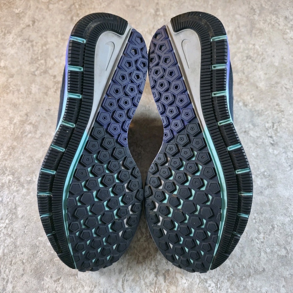 Nike Womens Air Zoom Structure 21 Blue Teal Running Shoes Size 10 - Picture 9 of 9